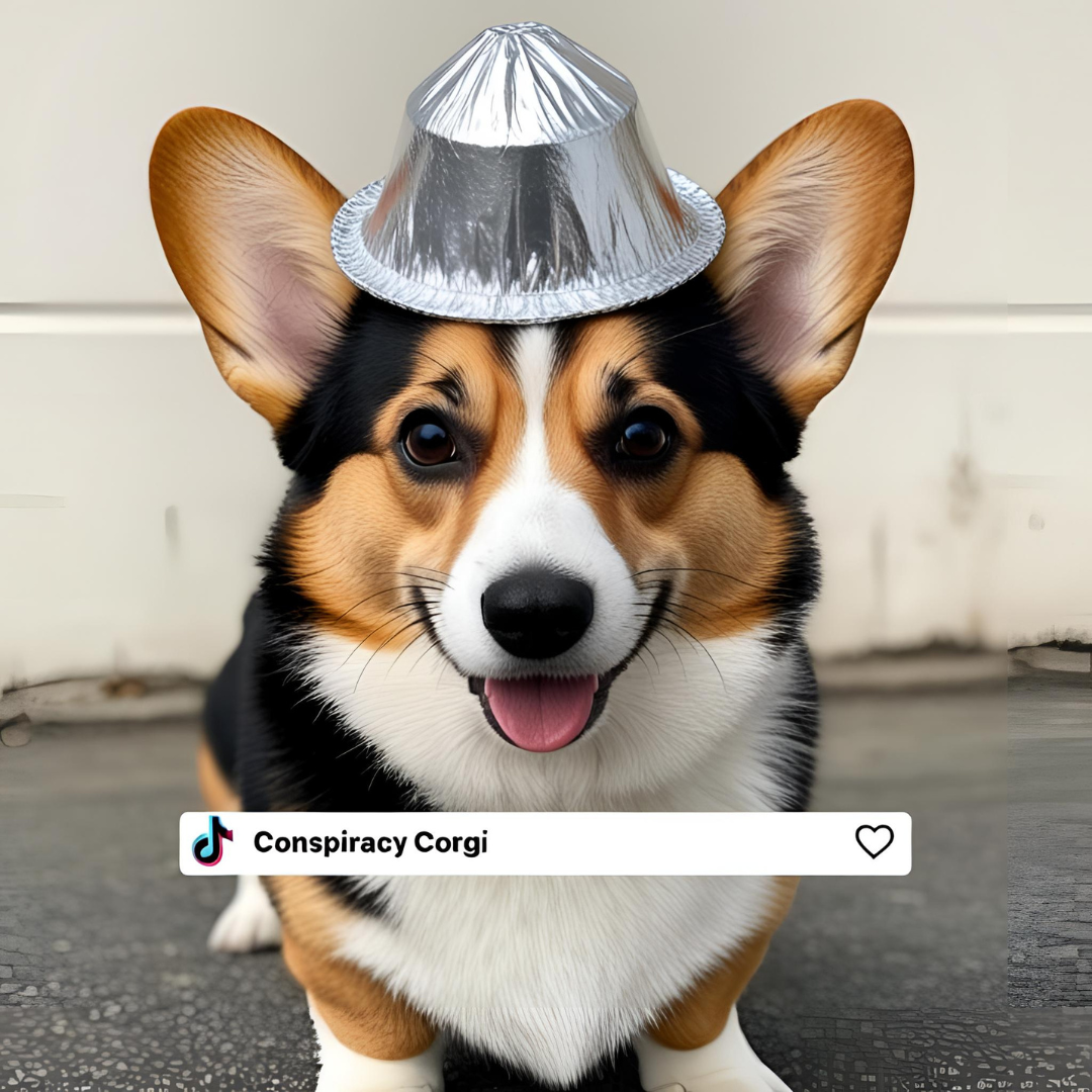 Conspiracy Corgi's viral TikTok presence