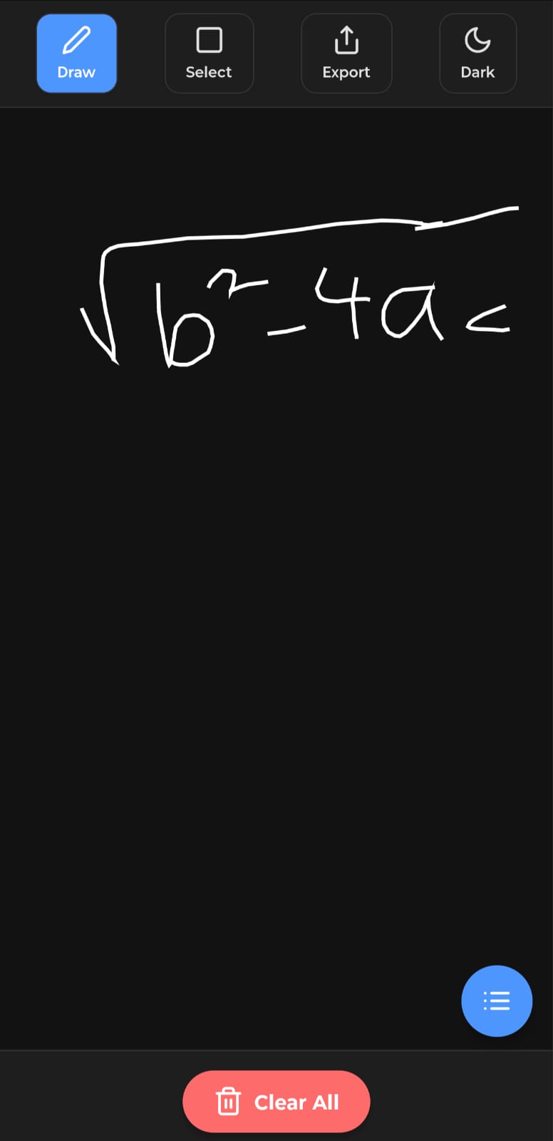 Drawing Canvas Interface