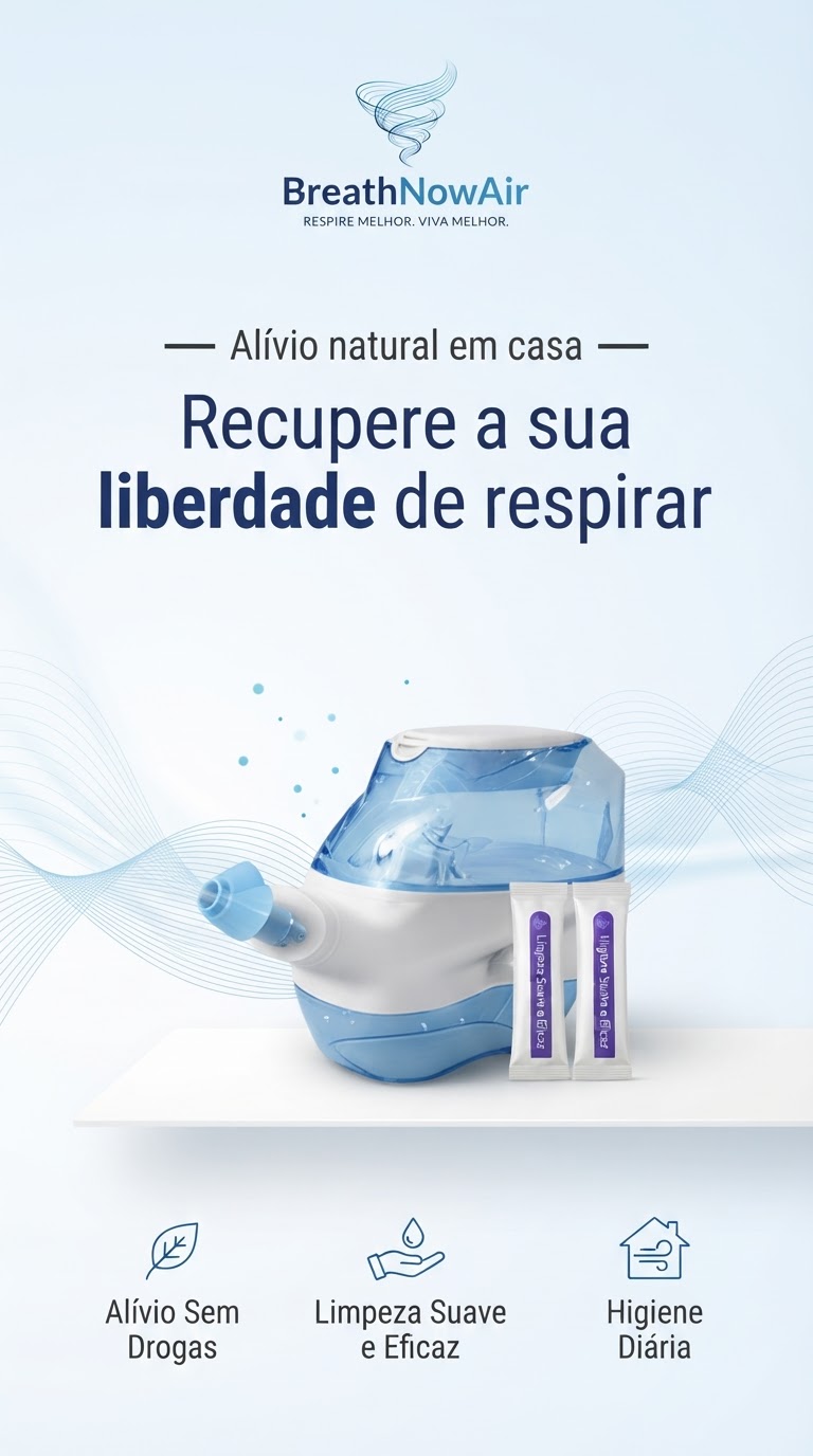 BreatheX em ambiente doméstico com benefícios de alívio sem drogas, limpeza suave e higiene diária