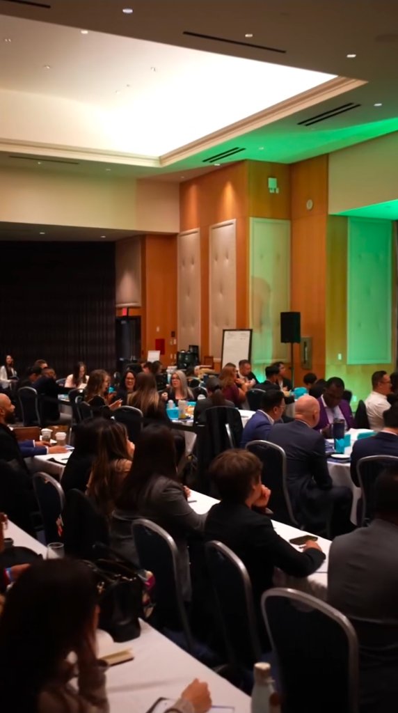 Members gathered at the Vancouver live trading event