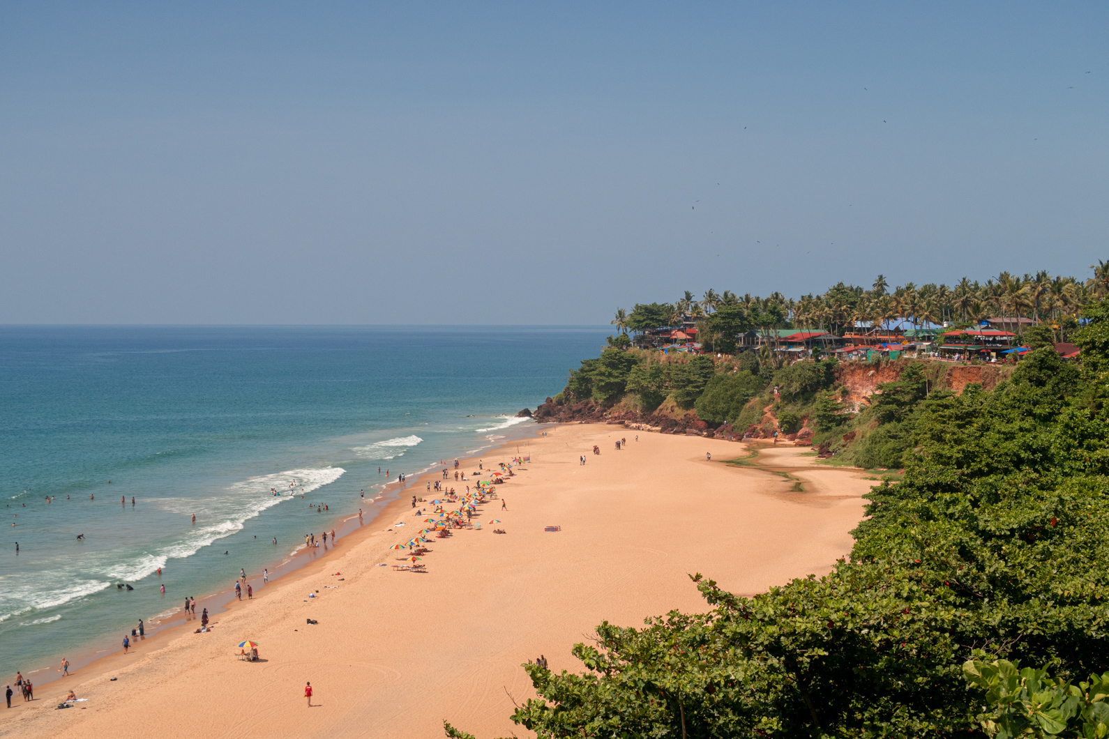 Varkala - Cliffs & sea