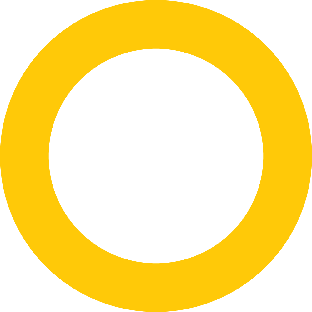 Yellow circular design element