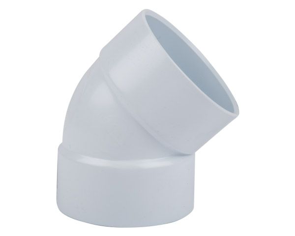 Waste Bend 45 Deg SV Plain 50mm SABS
