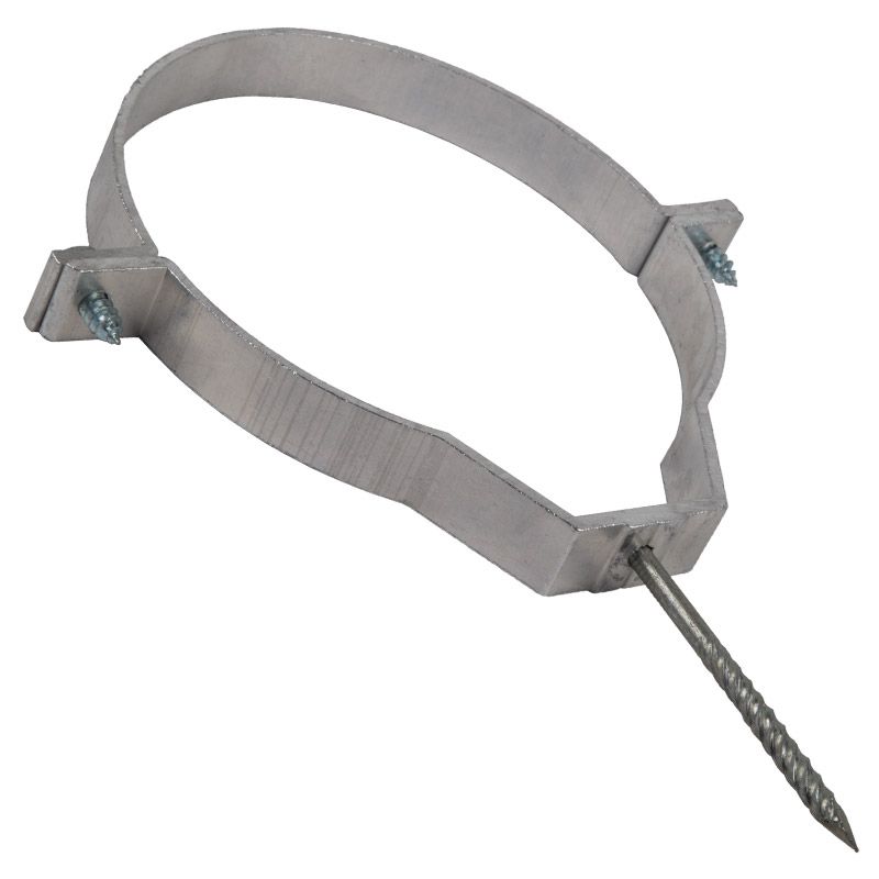 Waste Pipe Holder Batt Aluminium 110mm