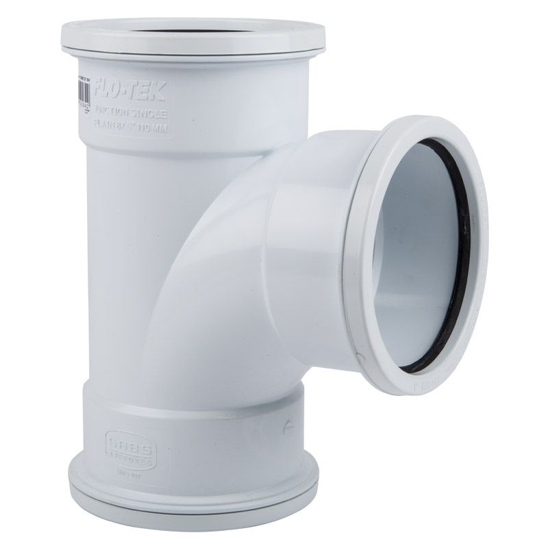Waste Junction 87.5 Deg SV Plain 110mm SABS