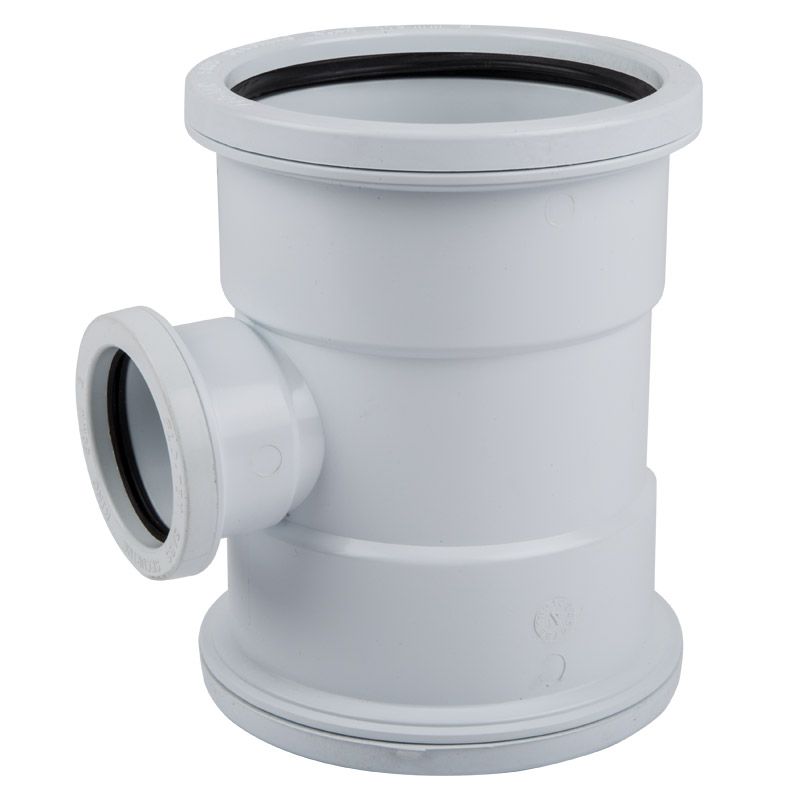 Waste Junction Reducing 87.5 Deg SV Plain 110x50mm SABS