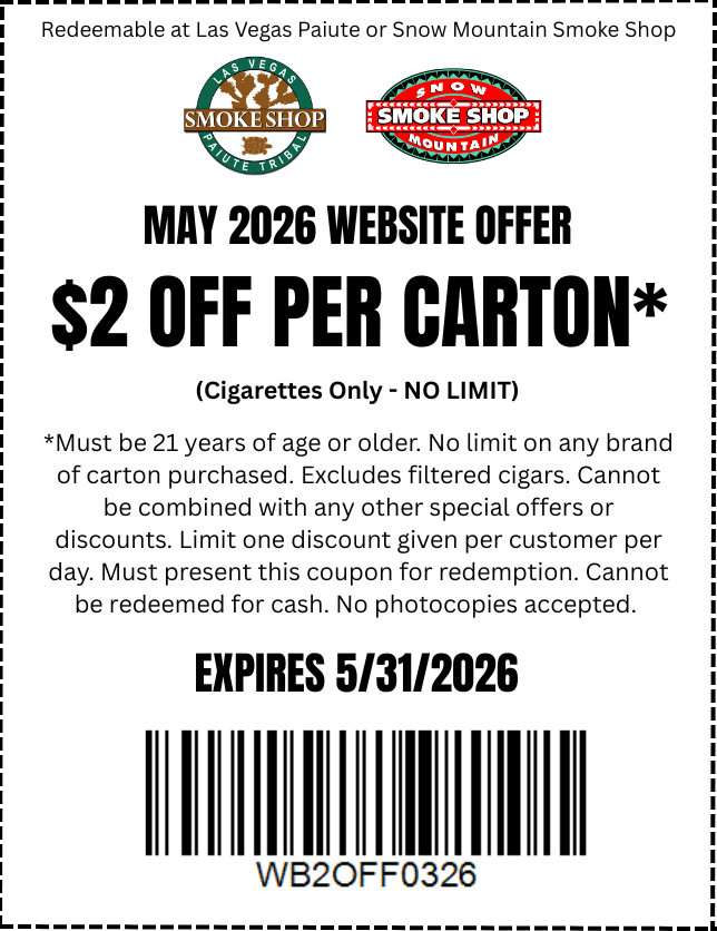 $2 Off Per Carton coupon