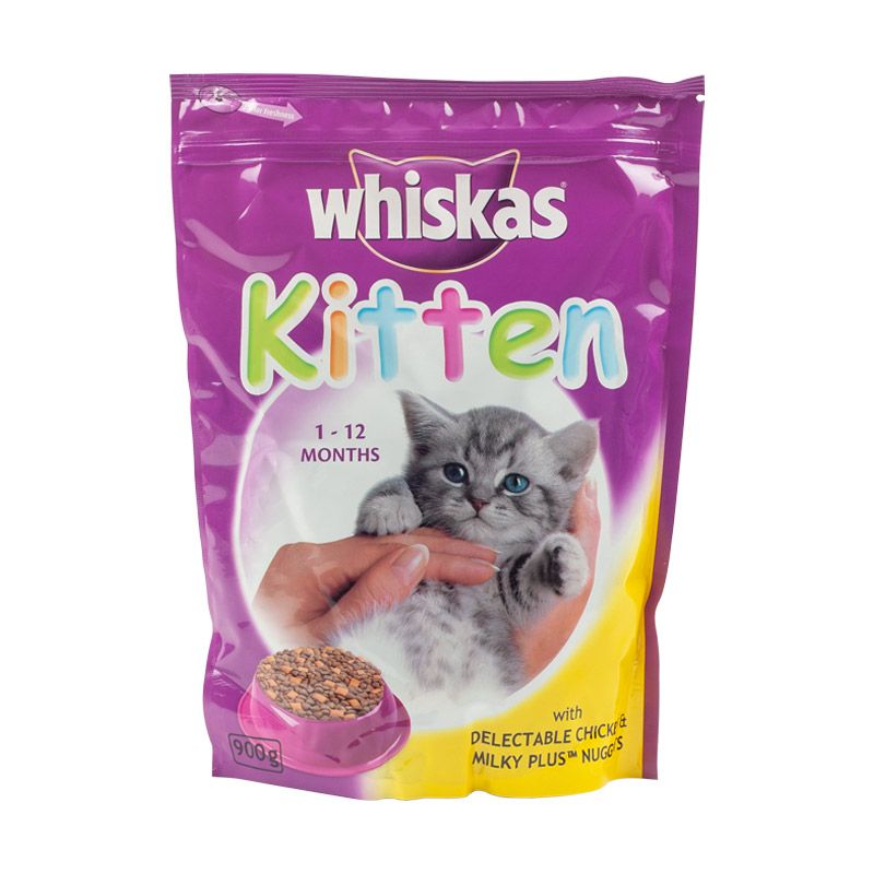 Whiskas Cat Food Meaty Nugget Kitten Chicken 900g