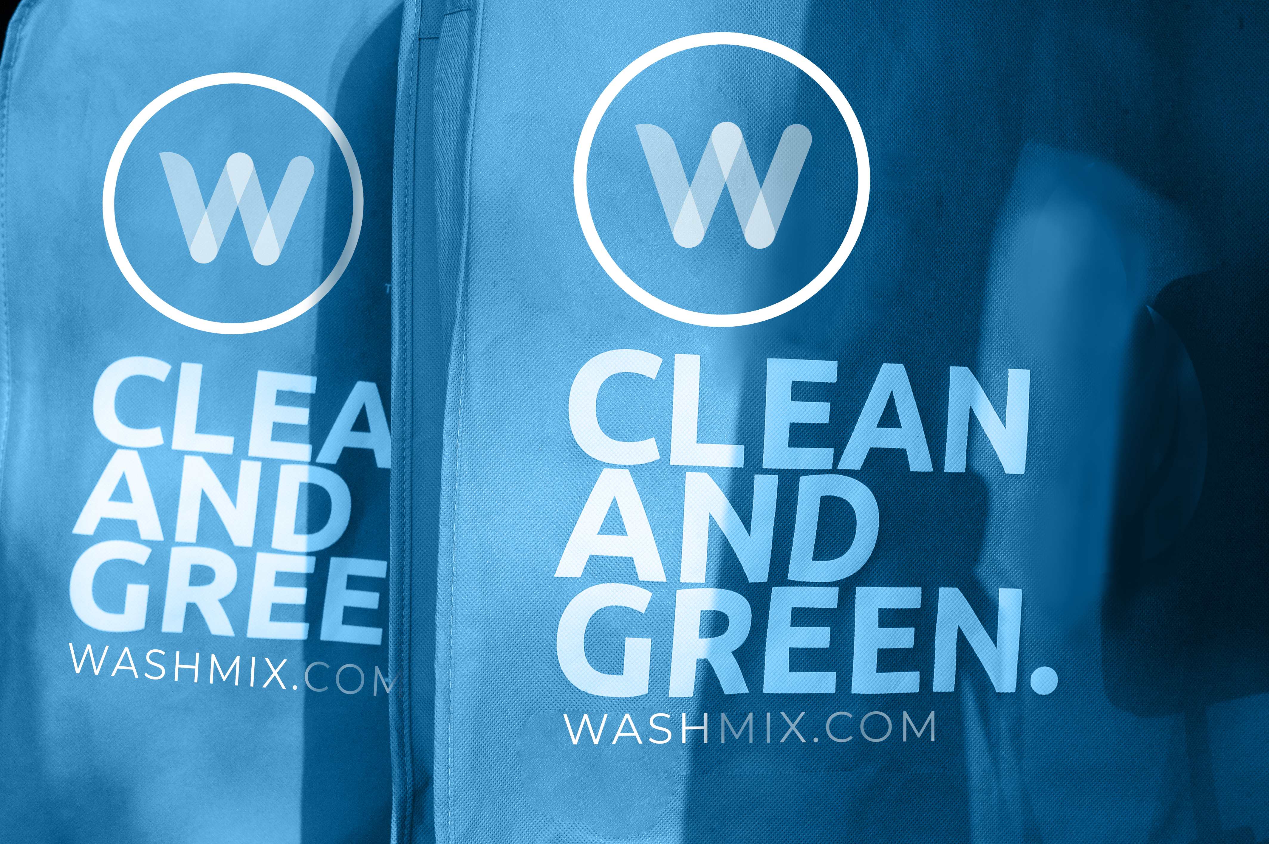 Washmix reusable garment bags replacing single-use plastic