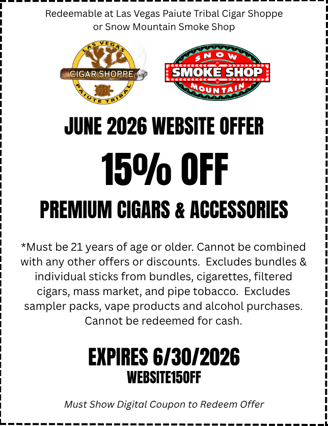 15% Off Premium Cigars & Accessories coupon