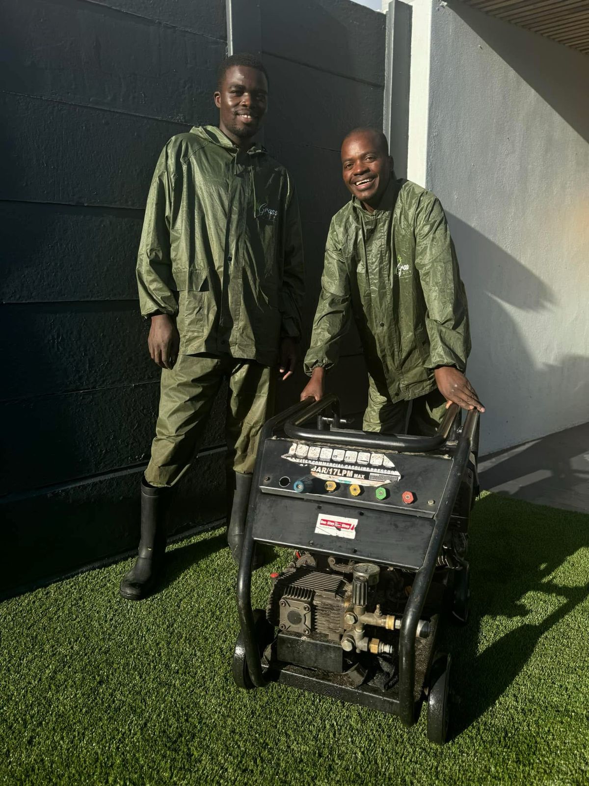 George and Byron - The Grass Fairy Team
