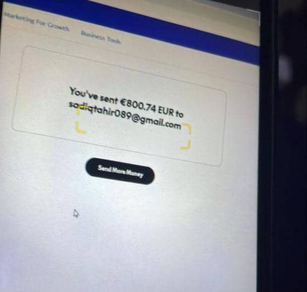EUR Transaction Receipt