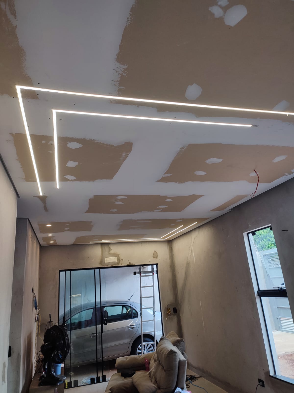 Iluminação em LED embutida