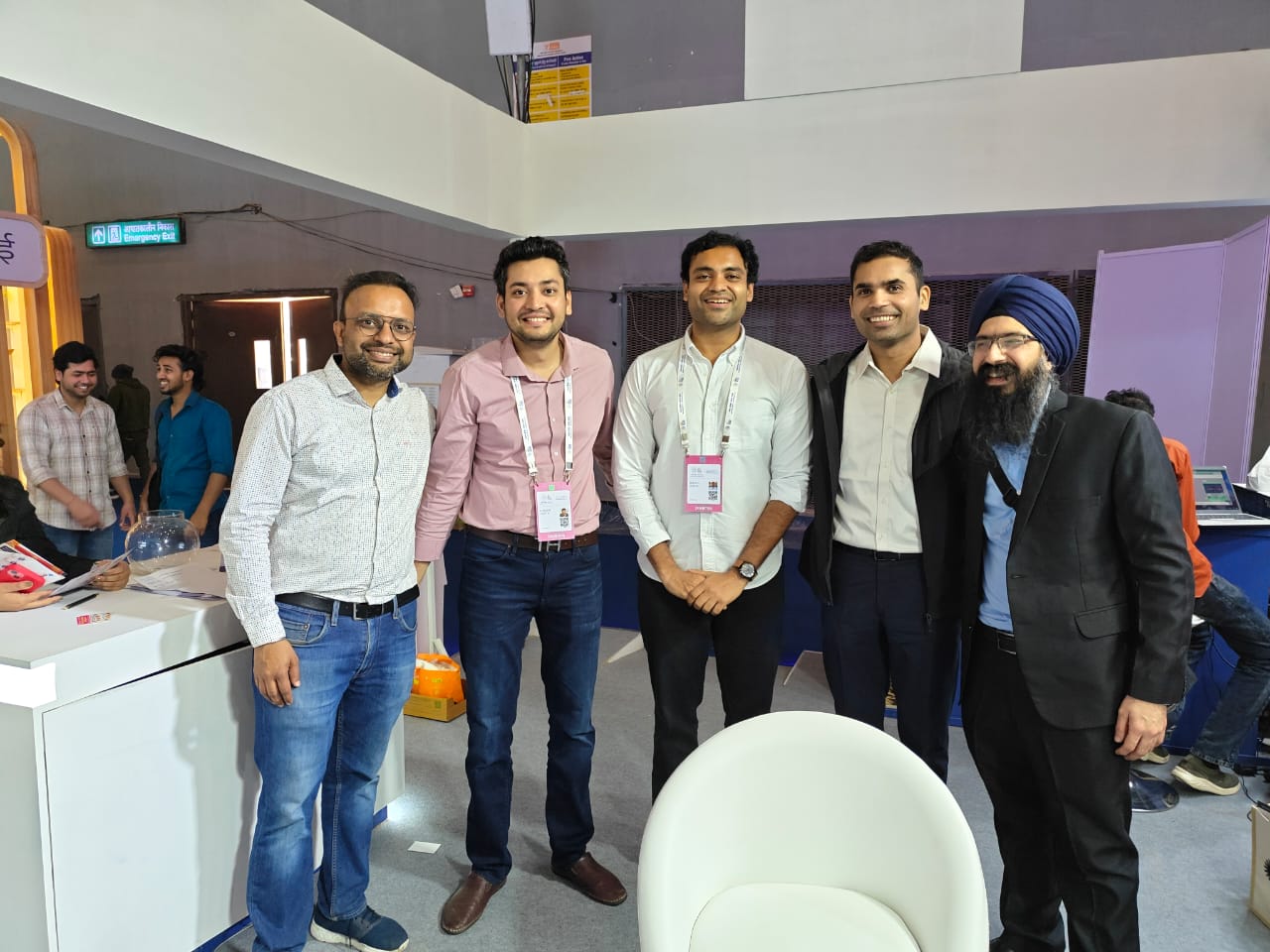 Group photo with industry leaders