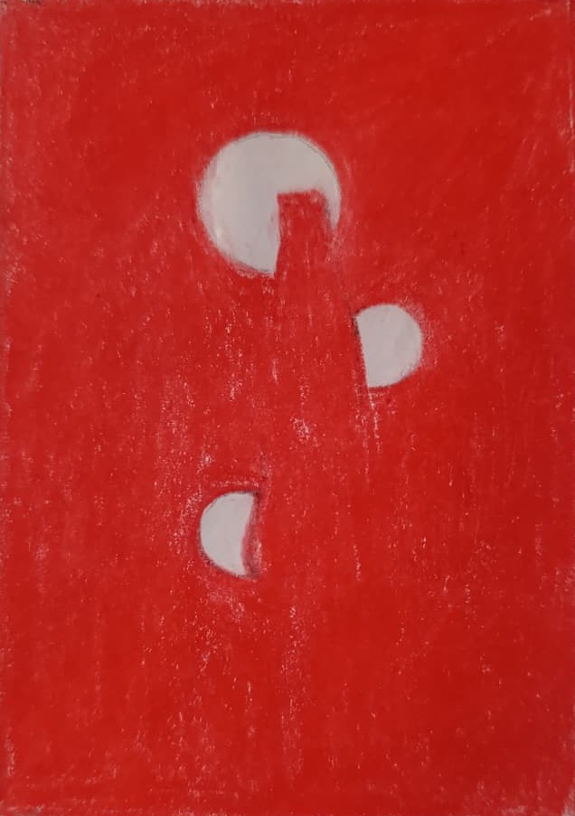 Leyes de Gestalt - Composicion abstracta en rojo