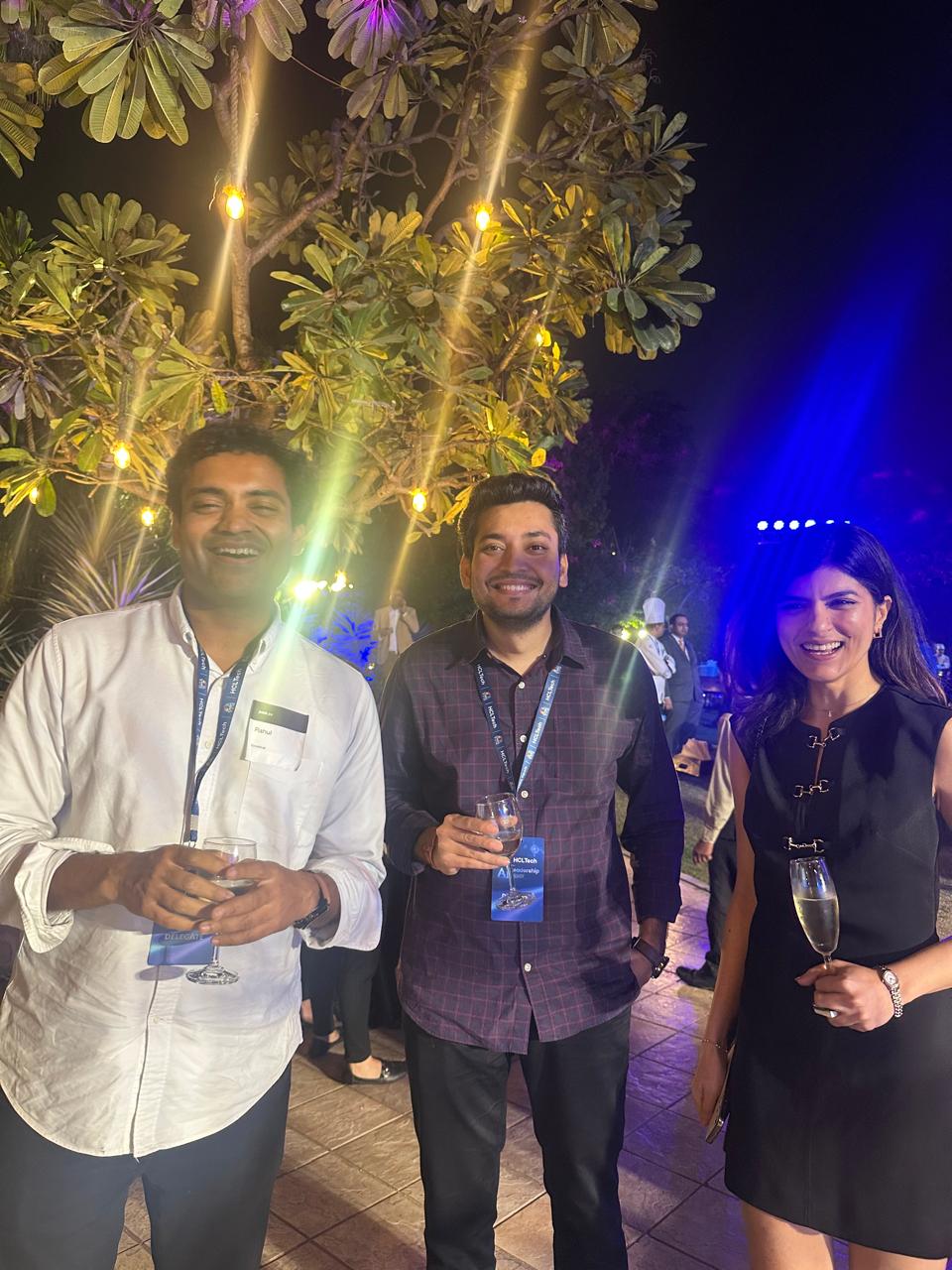 Evening networking event