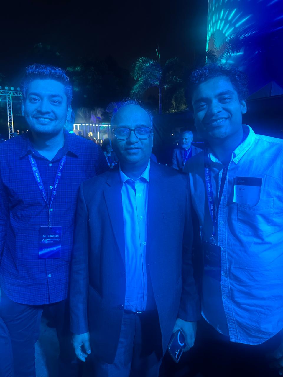 Evening networking session