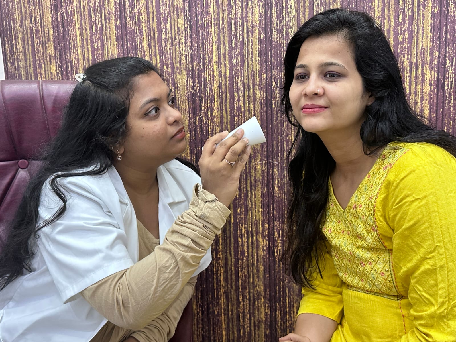 Patient consultation with Dr. Zee