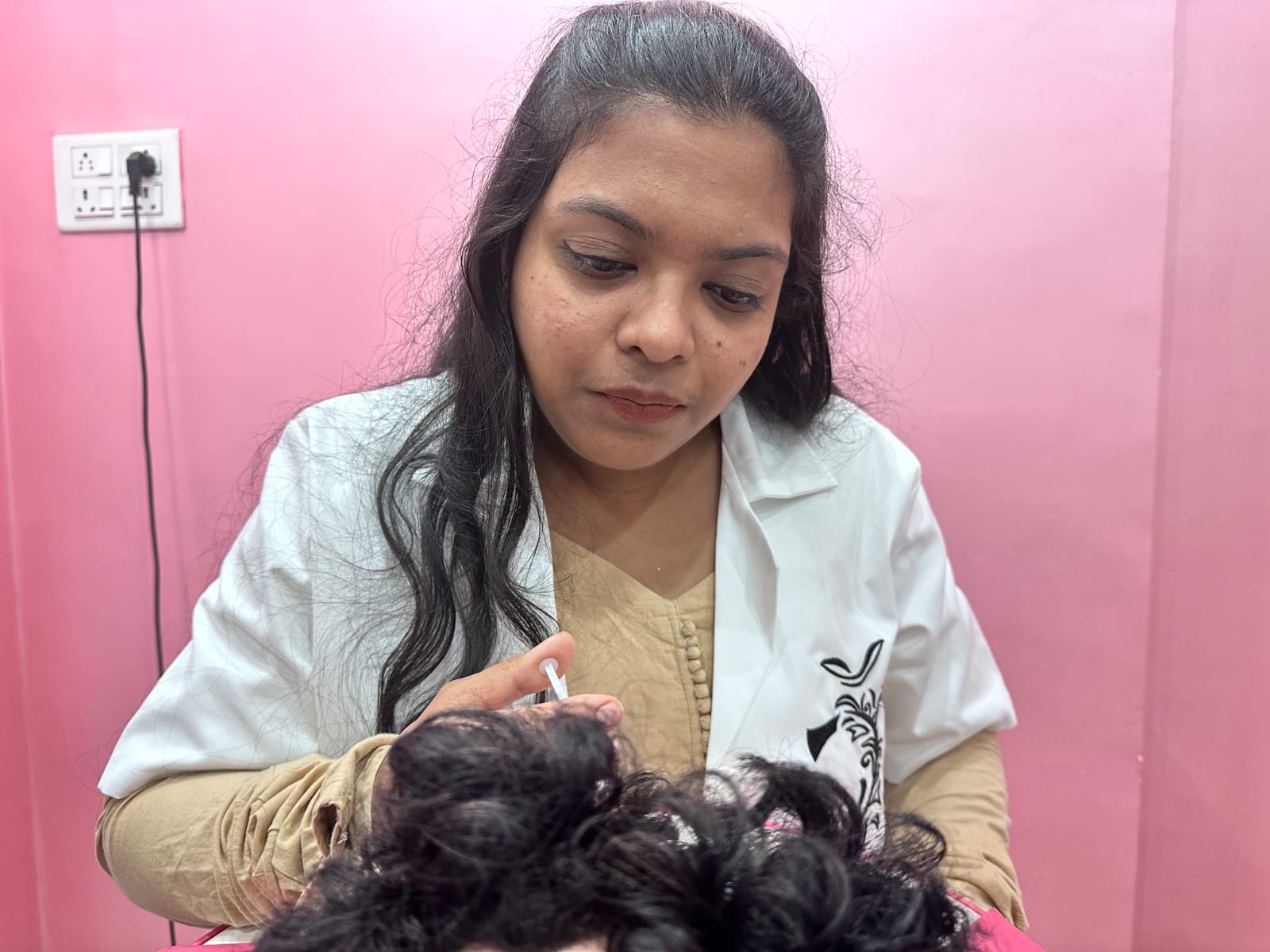 Professional hair treatment service