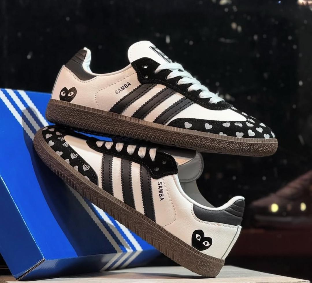Adidas Samba x CDG Noir Coeurs