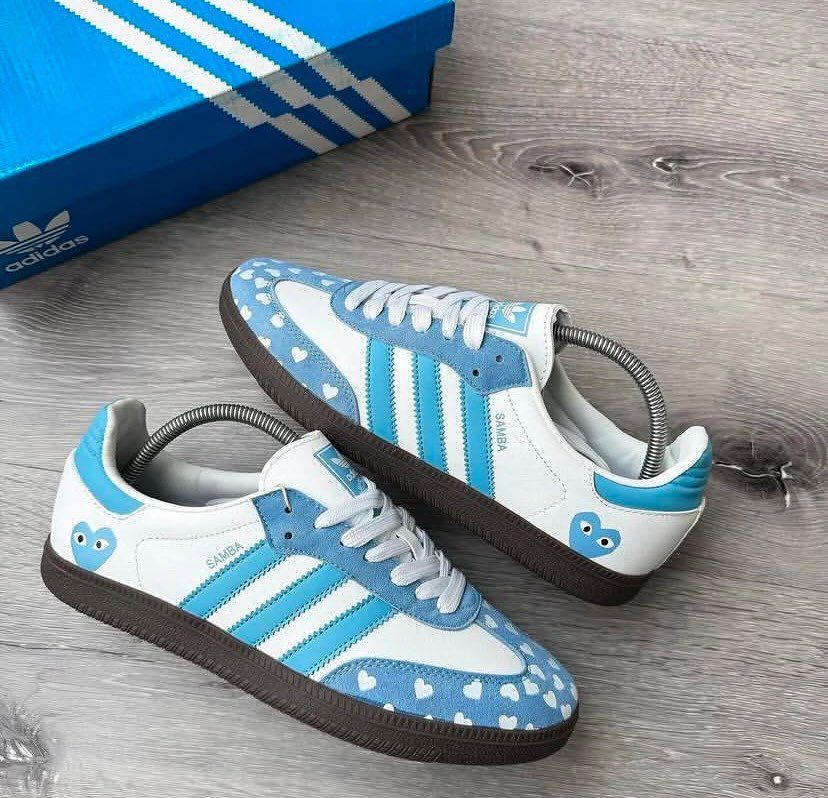 Adidas Samba x CDG Bleu