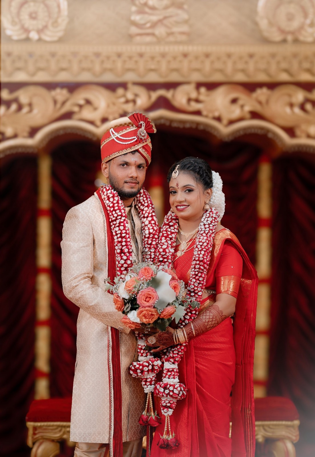 Wedding Ceremony with Garlands