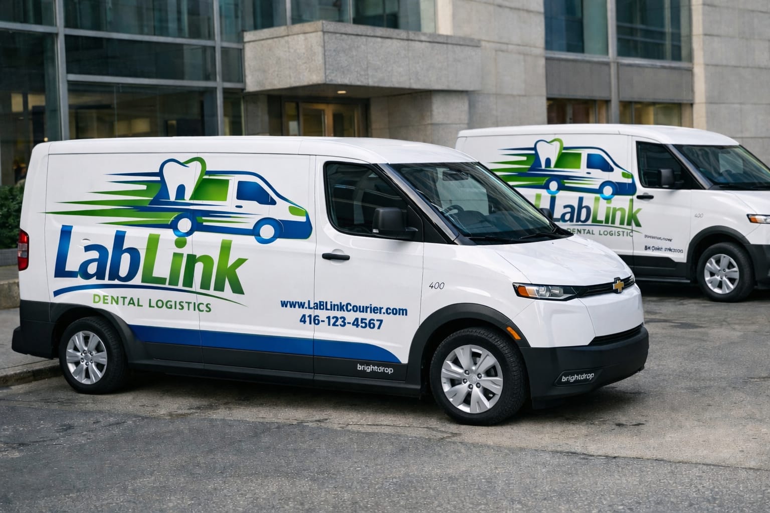 LabLink delivery vans fleet