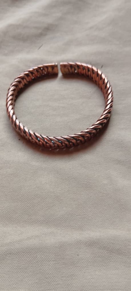 Open Copper Twist Bracelet