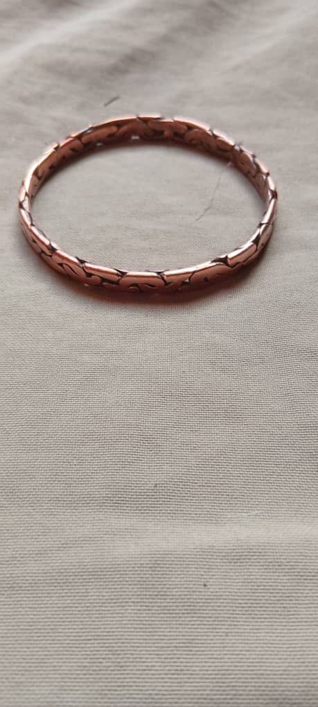 Copper Beaded Bangle