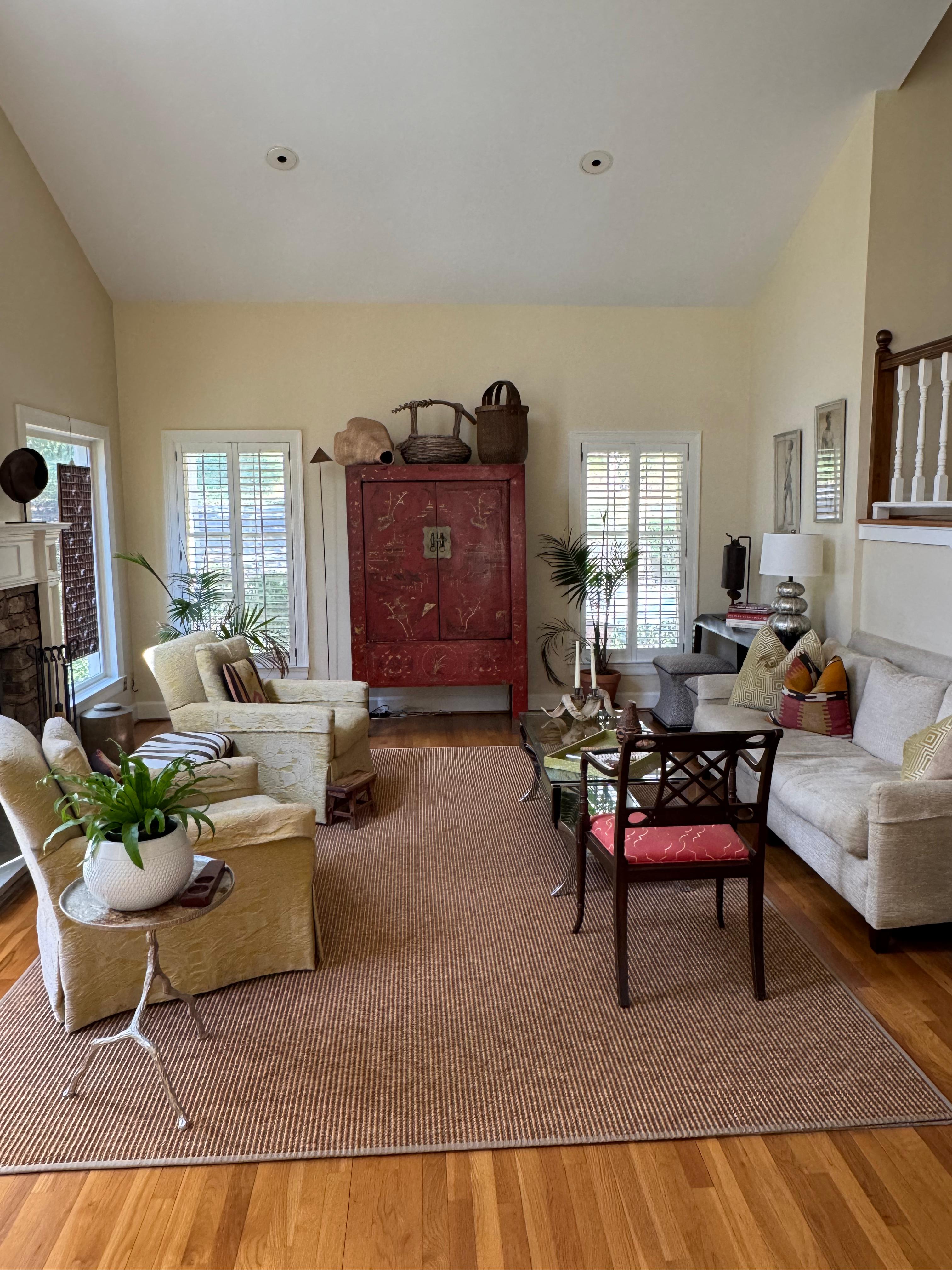 Beautiful living room cleaned by Perfect Shine