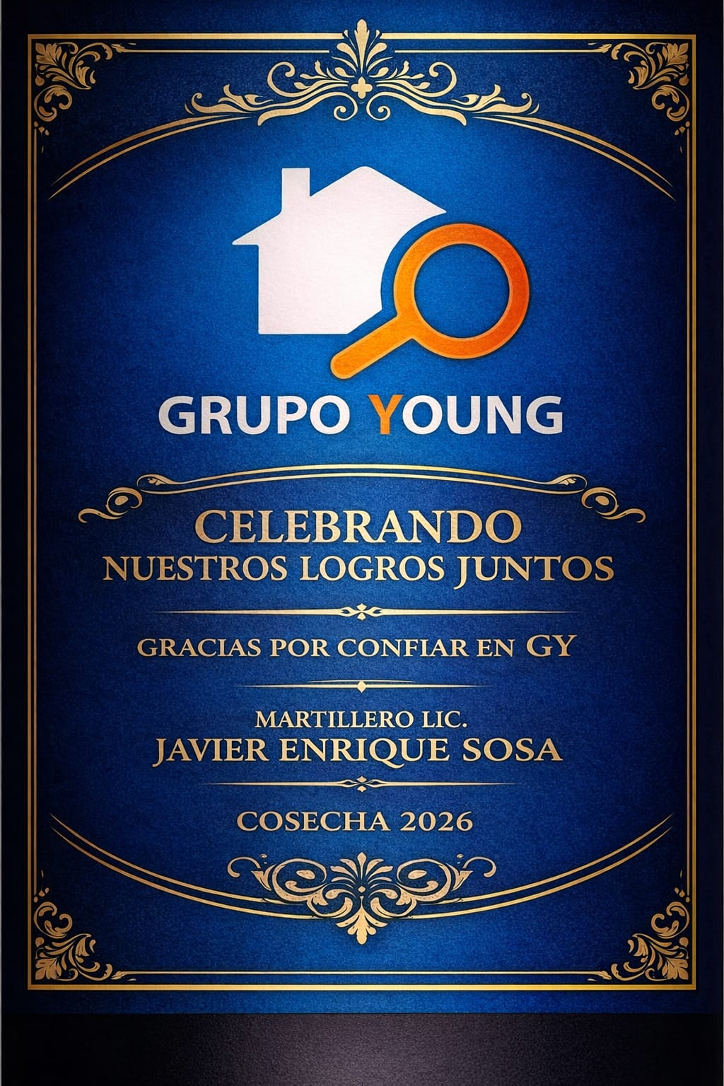 Etiqueta personalizada Grupo Young