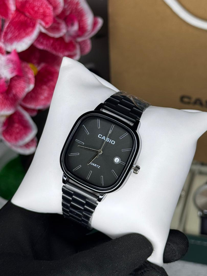 Casio Quartz Full Black Mixte
