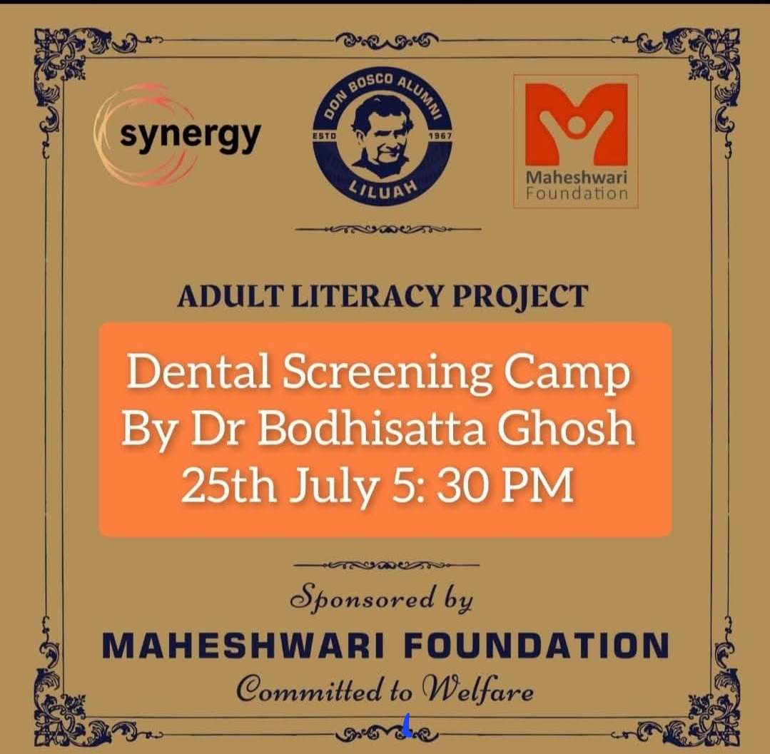 Adult Literacy Project - Dental screening camp poster