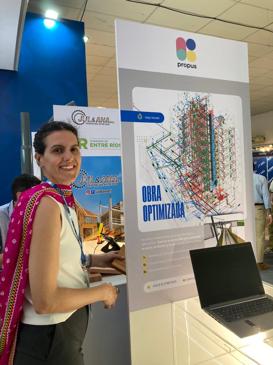 Stand en feria