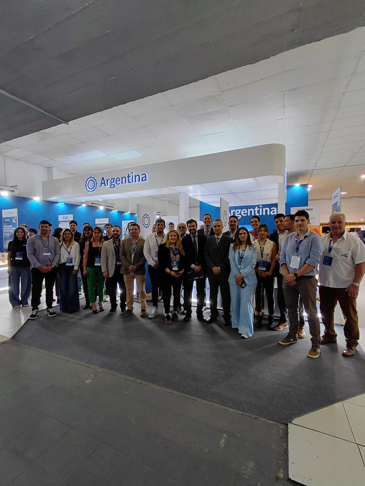 Stand Argentina en evento internacional