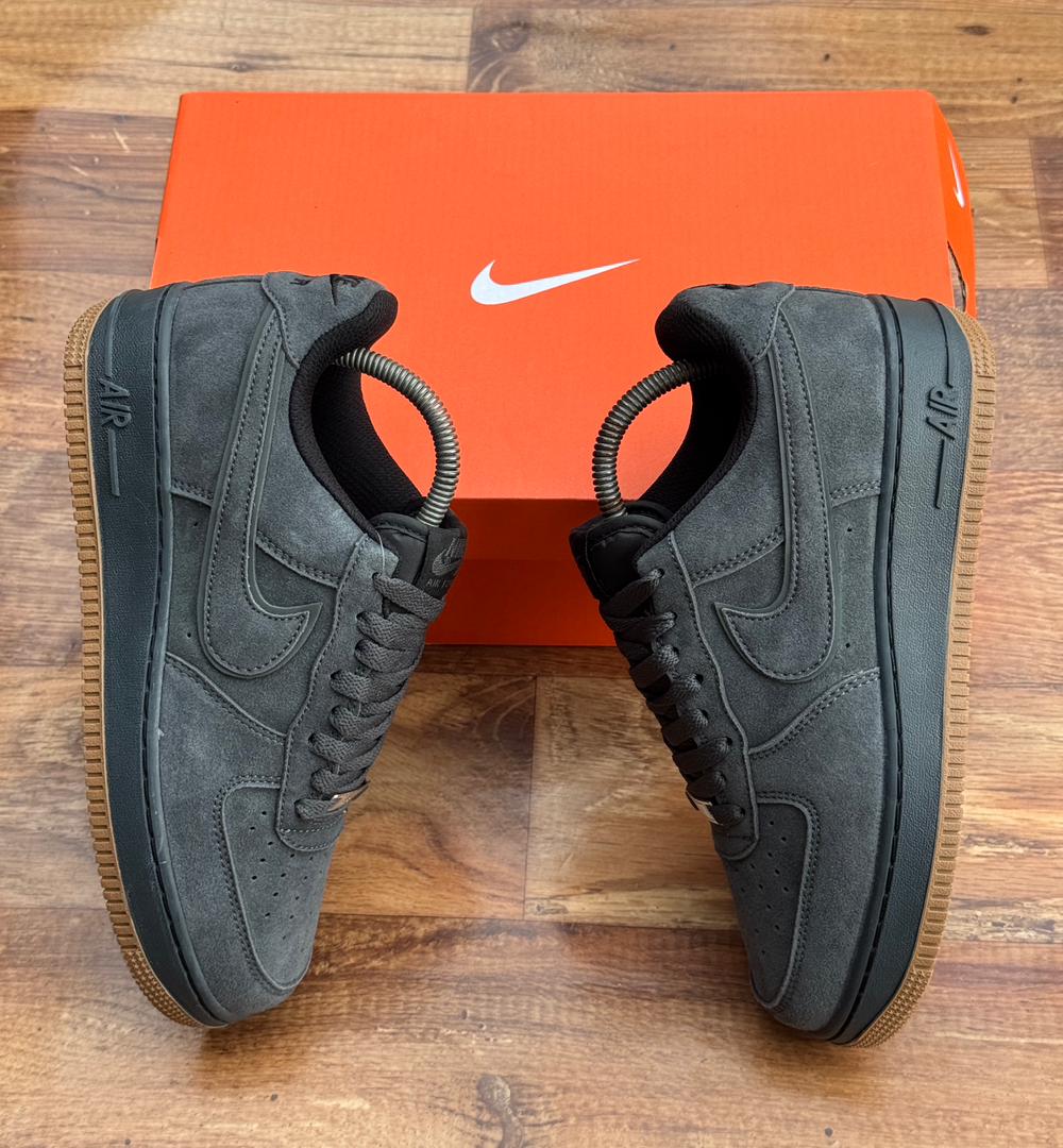 Nike Air Force 1 Low Grey Suede Gum