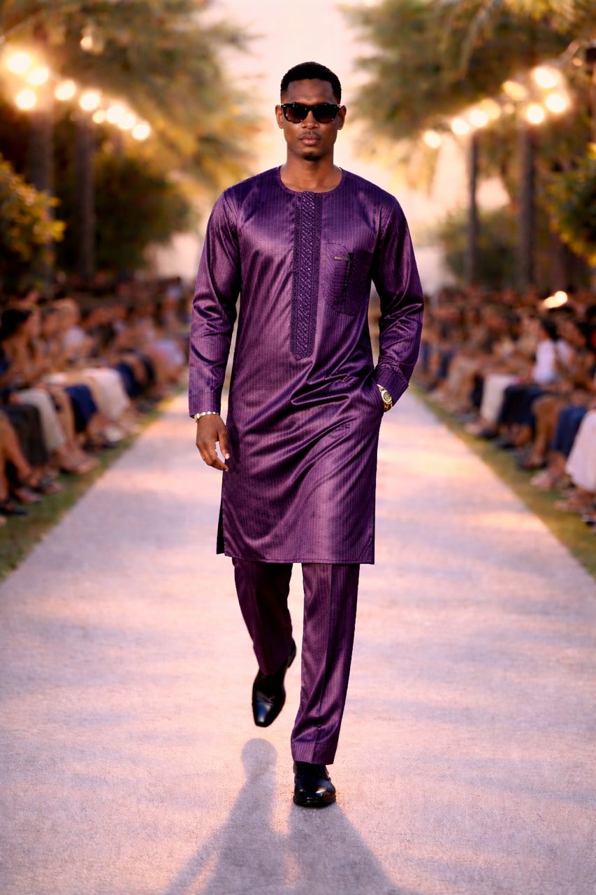 Bazin Violet Royal