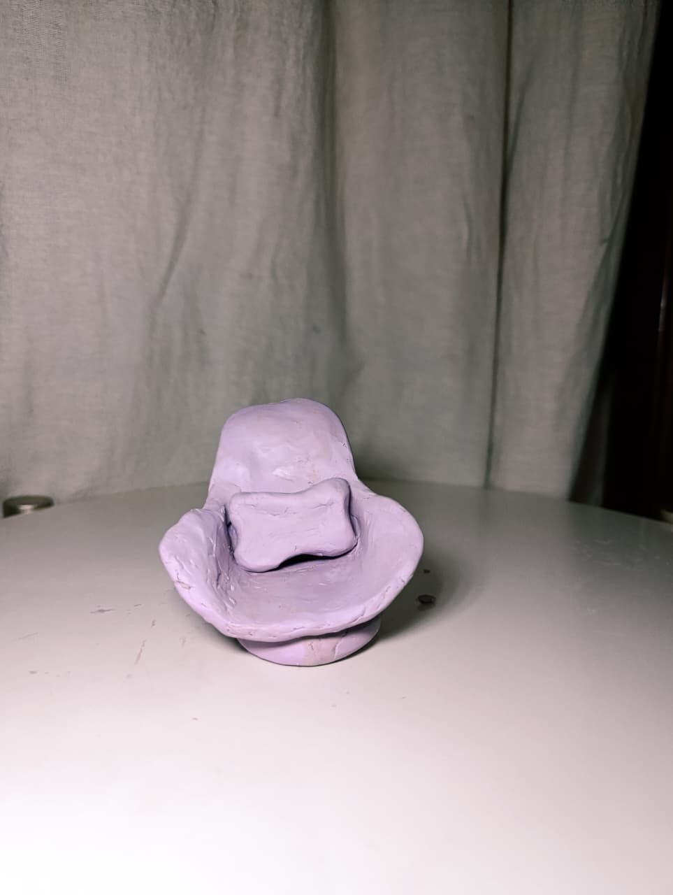 Estructuras Tridimensionales - Prototipo en plastilina vista frontal