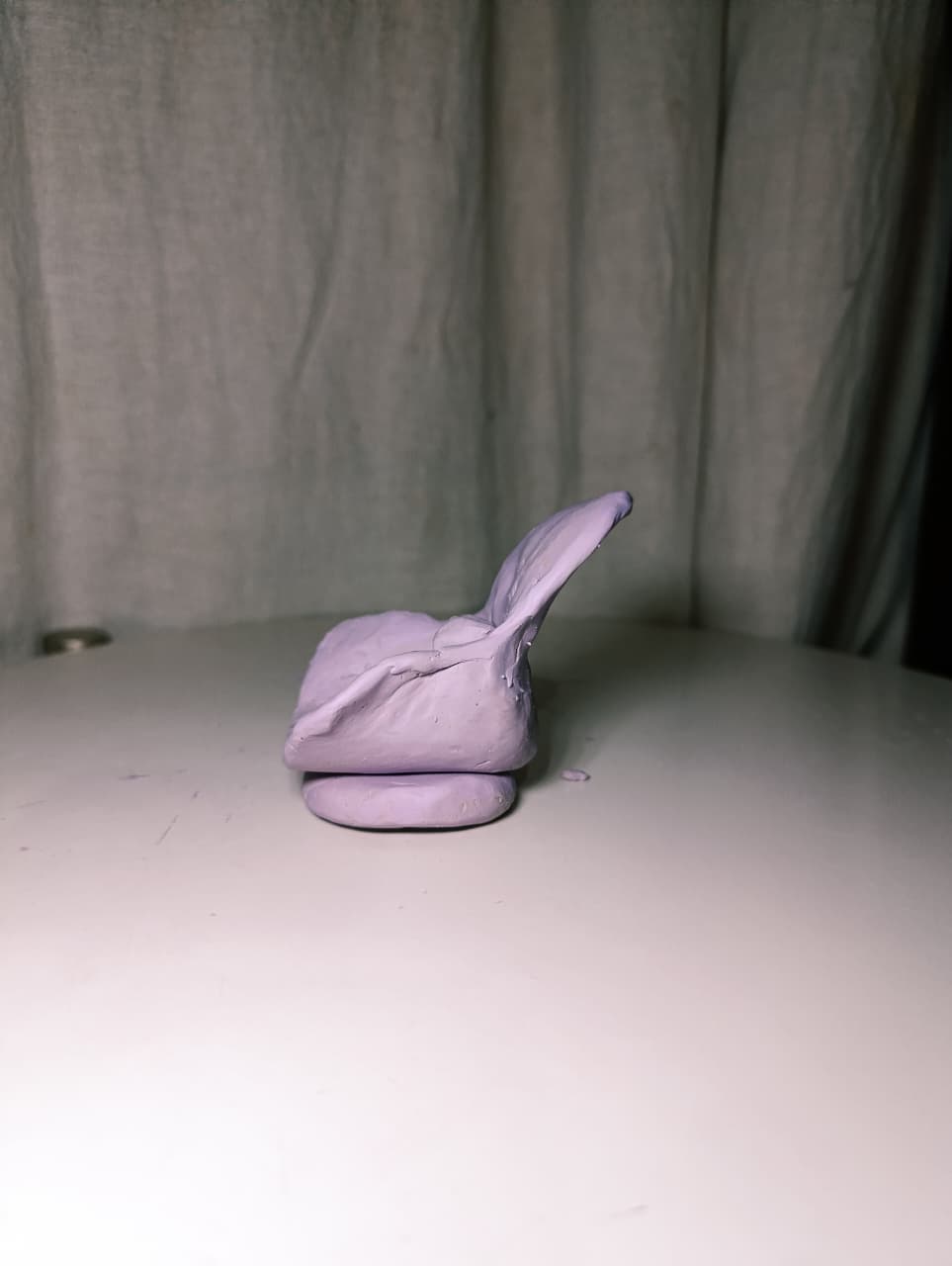 Estructuras Tridimensionales - Prototipo en plastilina vista perfil