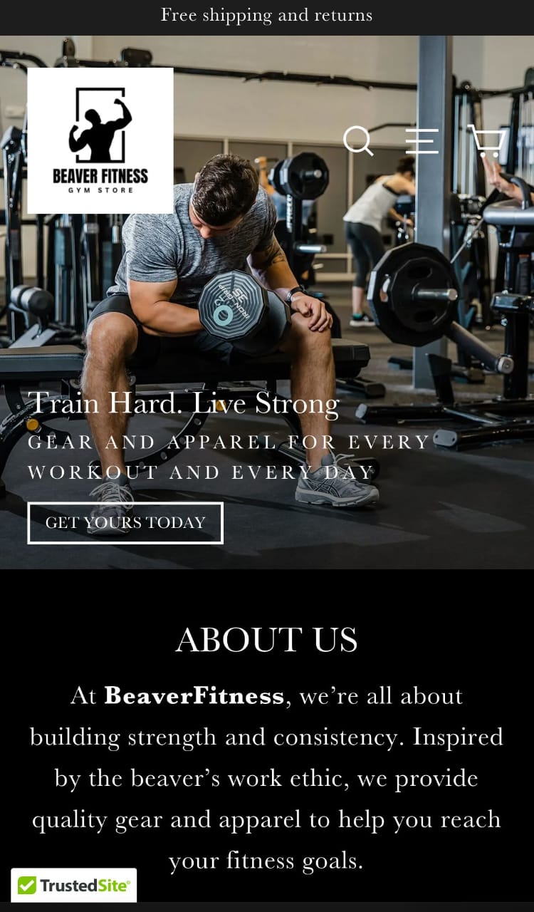 BeaverFitness after redesign
