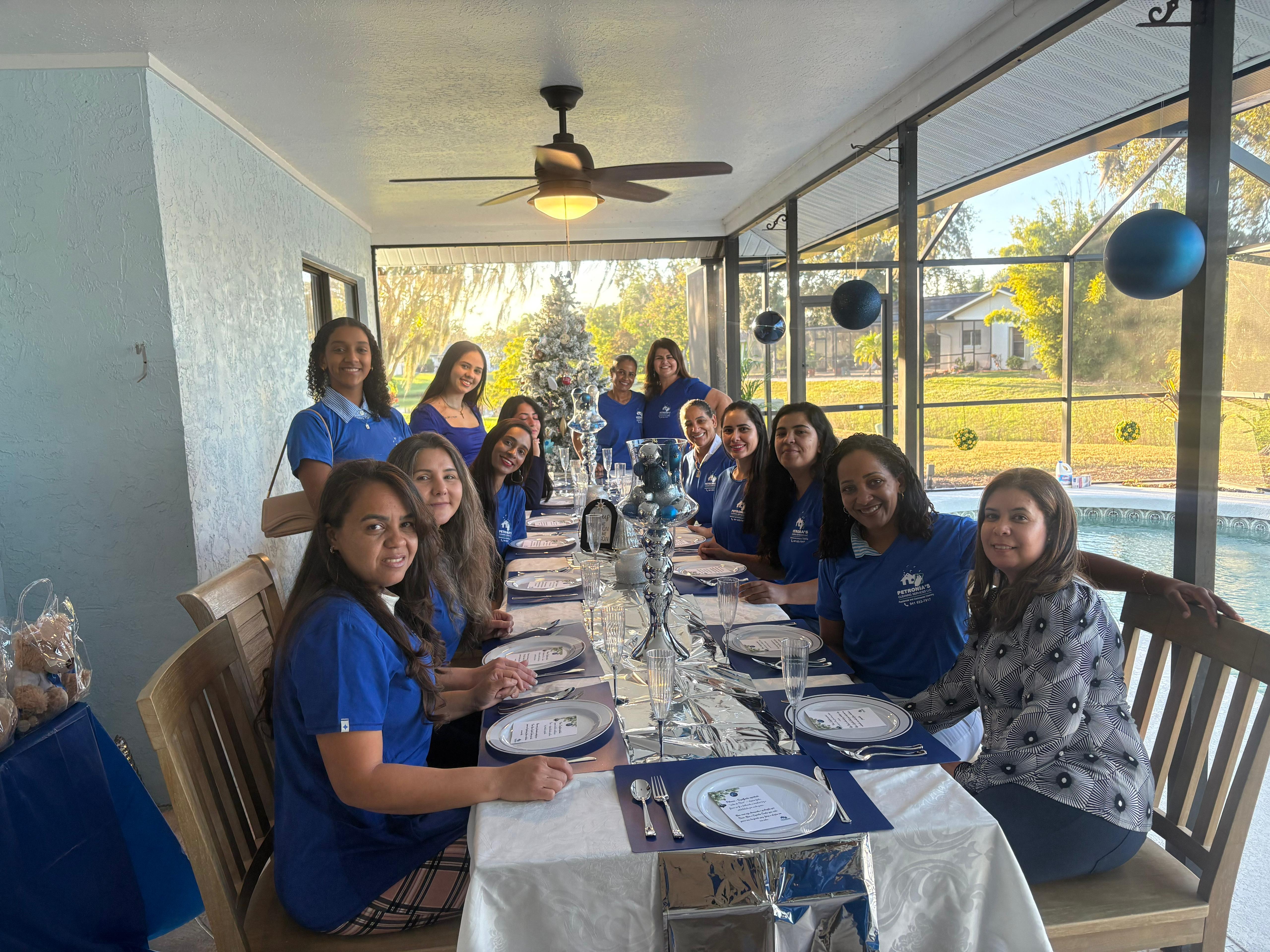 PRScleaning team Christmas celebration dinner