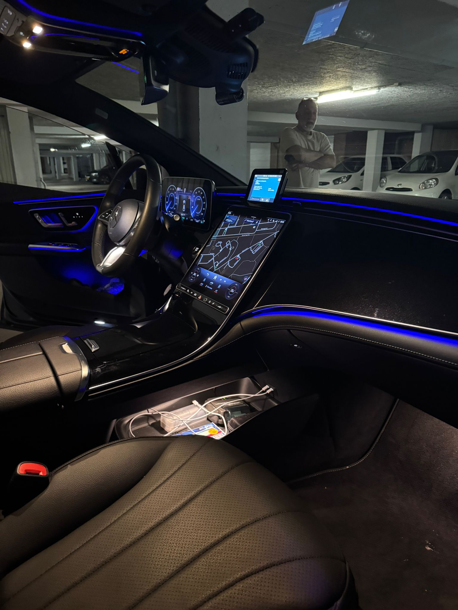 Premium Mercedes interieur met ambient verlichting