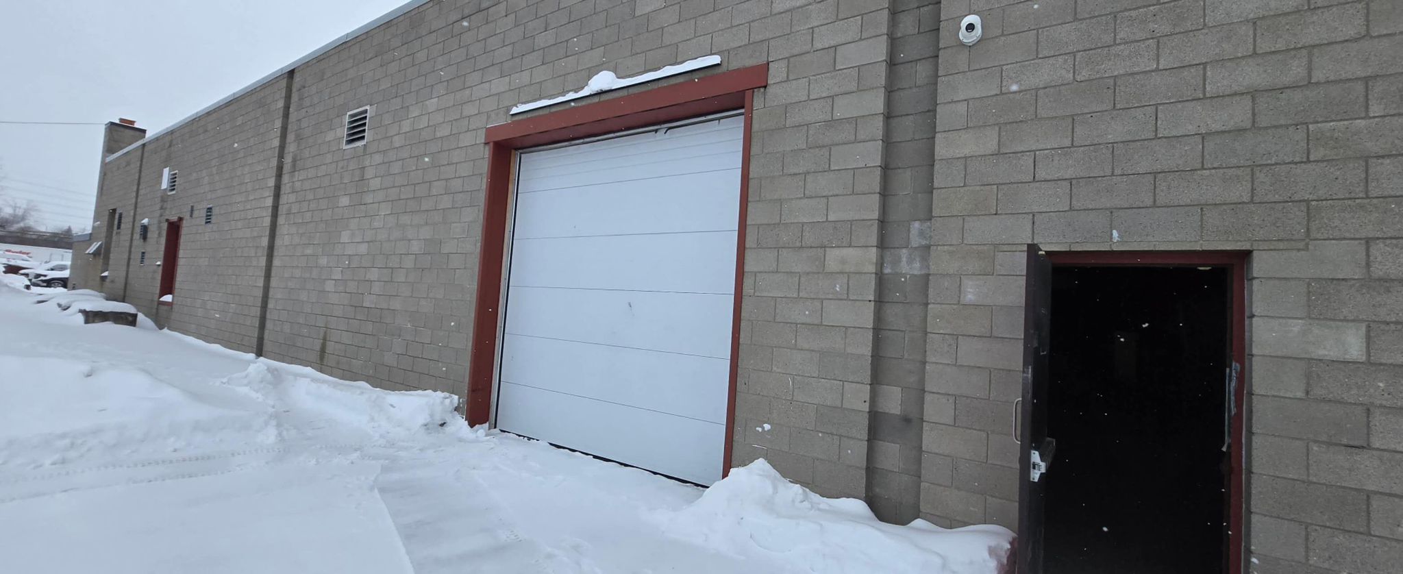 Ottawa warehouse exterior in winter