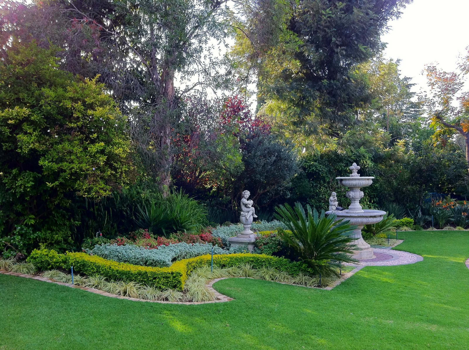 Decorative Urn Courtyard
