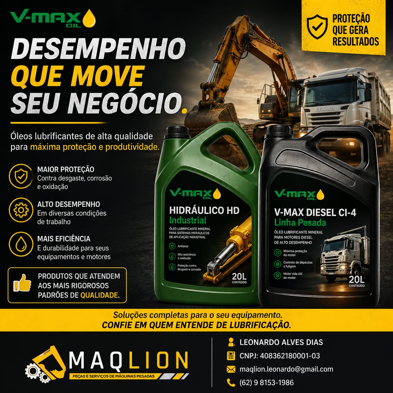 Lubrificantes V-Max