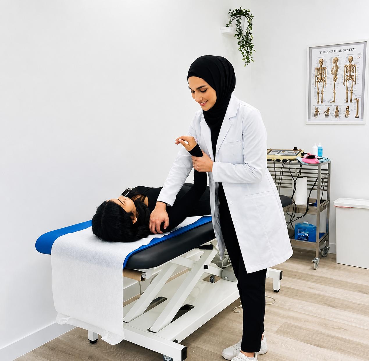 Cyrine Ghrayeb in her clinic