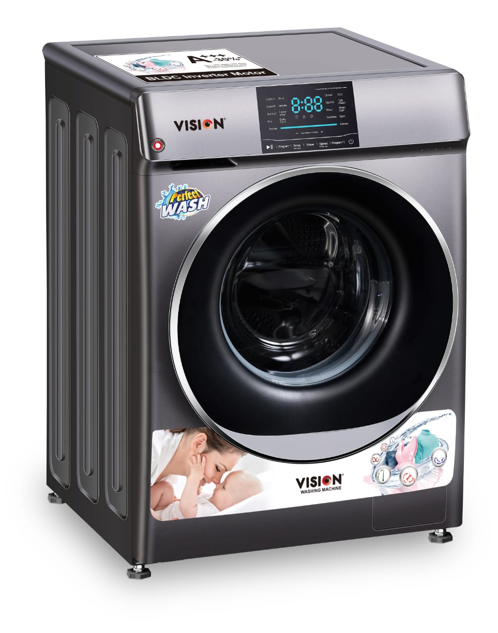 Lave-linge Front Premium Graphite