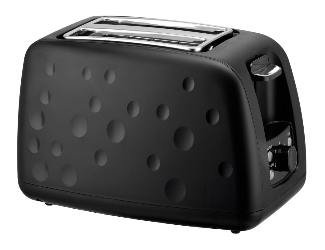 Grille-pain Noir Design Bulles