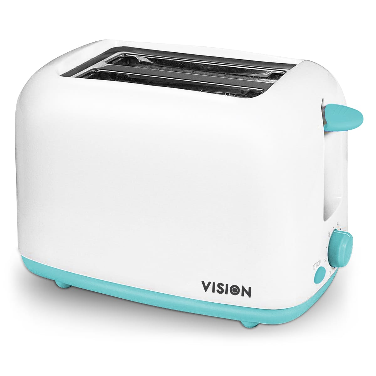 Grille-pain Blanc Turquoise