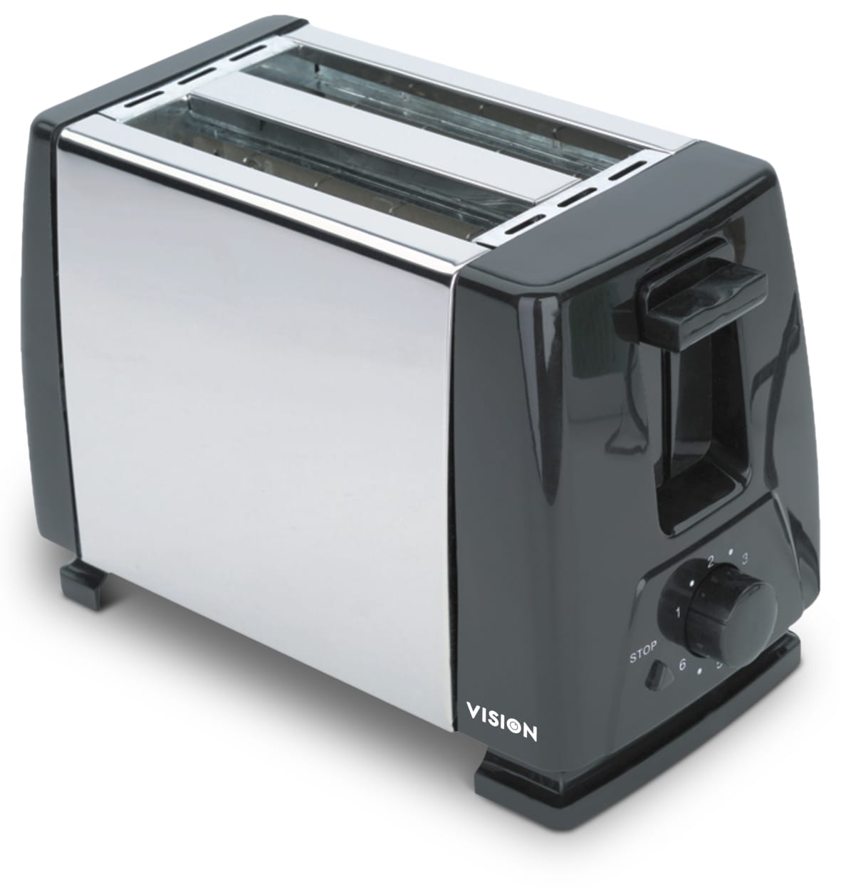 Grille-pain Pro Noir Inox